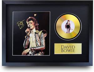 lot 5233 image: HWC Trading David Bowie Ziggy Stardust 16x12 Inch Autograph Picture