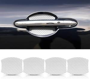 lot 5257 image: Auprite Magnetic Car Door Handle Cup Protector Guard 4PCS Universal White