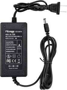 lot 5281 image: Facmogu 12V 5A Power Supply, AC 100-240V Adapter Converter Transformer 60W