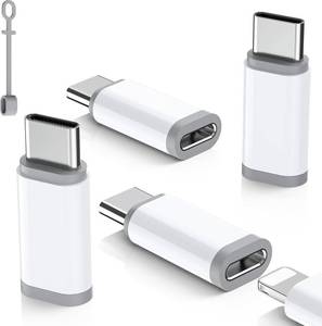 lot 5314 image: Lightning to USB C Adapter-4 Pack for iPhone 151617 Pro17 Pro Max