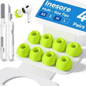 lot 5331 image: Inesore 4 Pairs Replacement Ear Tips for AirPods Pro 2nd1st