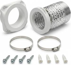 lot 5333 image: Magnetic Dryer Vent Kit with Mag-Snap Connector, Duct & Clamps