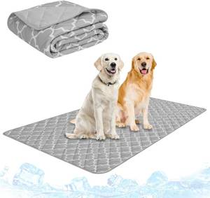 lot 5340 image: PUPTECK Dog Cooling Mat Pad for MedLg Dogs, 40x60 in, Washable