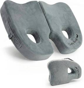 lot 5343 image: Cushy Tushy Premium Foldable Piriformis Seat Cushion for Pain Relief