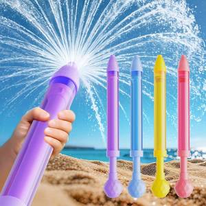 lot 5375 image: Water Gun Wide Spray Spray Squirt Gun Toy for Kids Adults 4 Pack