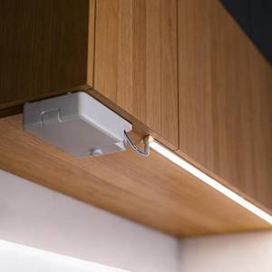 lot 5407 image: White Wireless LED Strip Lights, 40in for Kitchen Under Cabinet, 4000K
