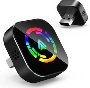 lot 5419 image: 2-in-1 Wireless CarPlay Adapter for Apple CarPlay & Android Auto
