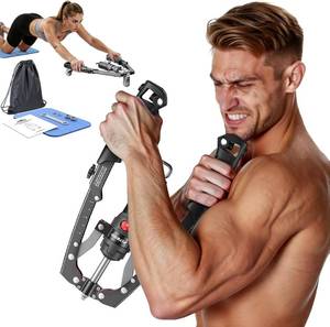 lot 5422 image: FLYBIRD Twister Arm Trainer, Hydraulic Chest & Arm Exerciser, 22-440 lb