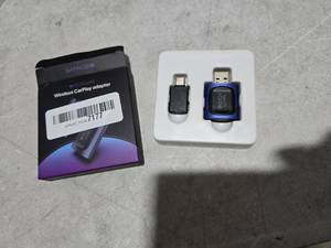 lot 5444 image: Wireless CarPlay & Android Auto Adapter - Bluetooth Car Adapter for Wired