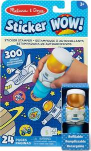 lot 5448 image: Melissa & Doug Sticker Wow Astronaut Stamper Toy and Activity Pad