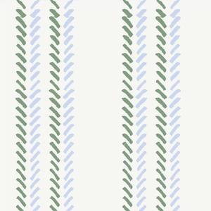 lot 5451 image: Green Blue Lines Peel and Stick Wallpaper Herringbone Wall Paper
