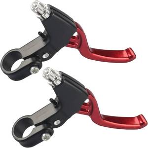 lot 5473 image: Gashwer 2.2cm Bike Brake Levers Aluminum Alloy V-Brake (Red) 1 Pair