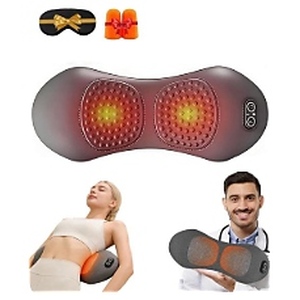 lot 5006 image: 3-in-1 Spine Support Pillow for Sciatica & Lower Back Pain   HeatVibration