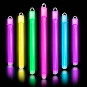 lot 5221 image: Glow Fever Glow in The Dark Sticks - 100 ct 6 Glow Sticks Bulk Party Pack with End Caps
