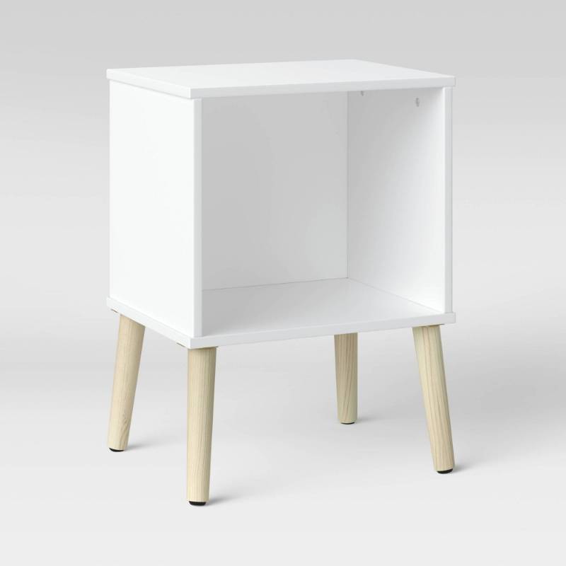 lot 479 image: Modern Open Kids Nightstand White - Pillowfort Retail $100&nbsp
