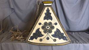 lot 718 image: Ceiling Light - appears to be a hard plastic