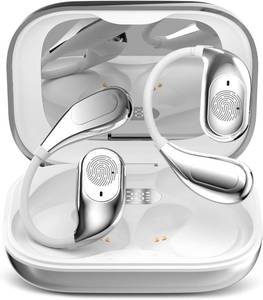 lot 79131 image: Language Translator Earbuds, Two-Way Instant Language Translator Real Time with APP for 130 Languages, Fast Reaction Translation Device, for Travel, Gift and Learning (White)