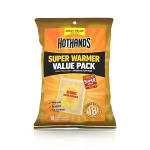 lot 79356 image: HotHands Large Body & Hand Super Warmers, 10-Pack