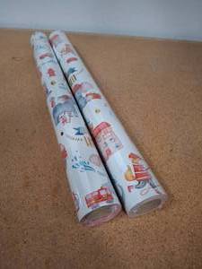 lot 79369 image: LOT OF TWO - MAYPLUSS Wrapping Paper Roll, 17 Inch X 33 Wrap Paper