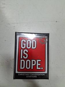lot 79081 image: God Is Dope Christian Conversation Starters Card Deck