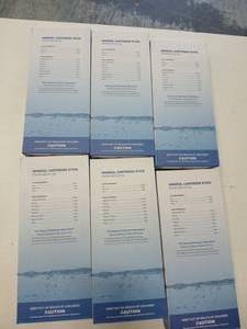 lot 79107 image: 6 Boxes of Hotspring Silver Ion Cartridge PN 80010 71325, 3 Sticks per Box