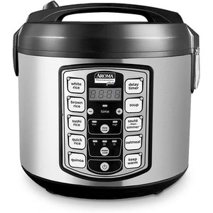 lot 78922 image: AROMA  Professional 20-Cup (Cooked)  5Qt. Digital Rice &amp Grain Multicooker, ARC-5000SB
