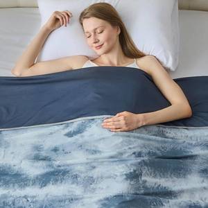 lot 78966 image: Cooling Blanket for Hot Sleepers Throw Size 50x70, Summer Ice Cold Blanket Absorbs Heat to Keep Body Cool for Night Sweats, Lightweight Breathable Cold Blankets for Sleeping Bed & Sofa