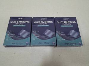 lot 79437 image: ZRCZRC Quit Smoking Patches - Lot of Three