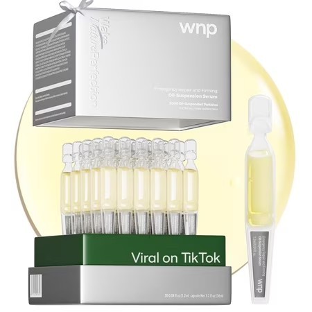 lot 29974 image: WNP Collagen Anti-aging Serum, 30 Vials with 4D Hyaluronic Acid & Oil-Suspension Formula, 1.22 fl oz