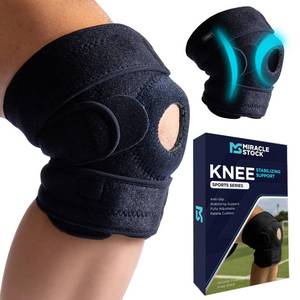 lot 79346 image: Knee Stabilizer for Men Women Advanced Support for Patellar Tendonitis Joint Injuries and Meniscus Wear for Meniscus Tears, Arthritis, ACL, Medium Support Level