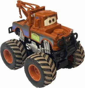 lot 79053 image: Movie Cars 2 3 Curz Mater Black Storm Jackson Danny Swervez Giant Wheels Cars Diecast Vehicles Toys Set Children Car Toy Friction Powered Truck Toy (B Brown Car)