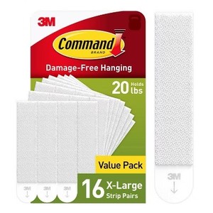 lot 79268 image: Command 20lb White Picture Hanging Strips