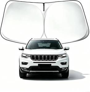 lot 79313 image: Car Window Sun Shade Front Windshield Custom Fit Compatible with Jeep Grand Cherokee & L SUV 2026 2025 2024 2023-2014, Laredo Limited Trailhawk Overland Altitude Summit Sunshade Cover Window Sun Visor