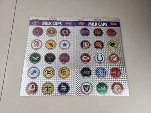 lot 235 image: Vintage NFL SportCaps Milk Caps New