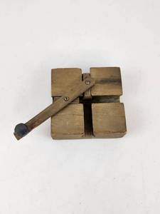 lot 345 image: Vintage Do Nothing Wooden Puzzle Machine