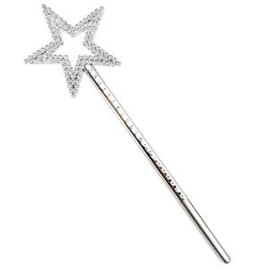 lot 38965 image: Silver Star Wand 13 Inches Princess Angel Wand - Retail $5