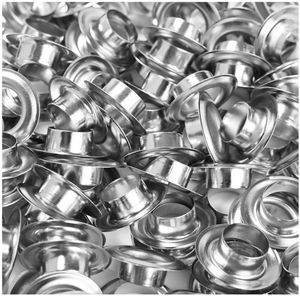 lot 39003 image: Grommets 12 Inch (12mm) Washers and Grommets Kit, Fit for Grommet Tool, Banner & Posters Metal Grommets Eyelets for Fabric Clothes Leather Belt Punching - Retail $10