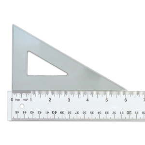 lot 39012 image: 2 Pack, Westcott Professional Triangle - 6   30-60 Degree - Retail $8