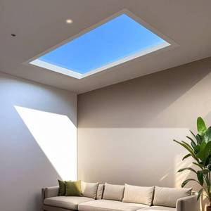 Stecutts 2x1 Ft Artificial Skylight, APP Control Smart Ceiling Light - Retail: $321