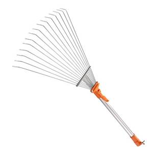 lot 11 image: Roof Metal Leaf Rake Attachment for Leaves and Pines (Pole Sold Separately) - Retail $881
