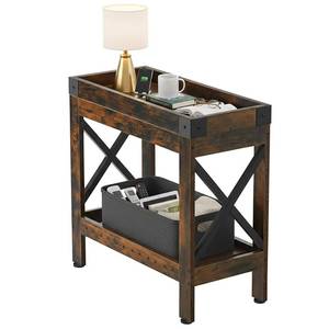 lot 16 image: ZEXVIDA Narrow Side Table, Slim End Table,Sofa Side Table, End Table Nightstand for Bedroom, Living Room, Small Spaces - Retail $66