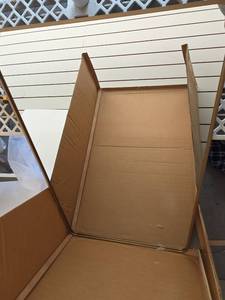 lot 20 image: 30x48 Large Gold Frame Mirror - Retail $0