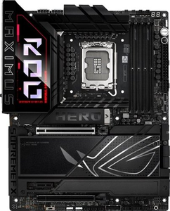 ASUS - ROG MAXIMUS Z890 HERO (Socket LGA 1851) Intel Z890 ATX DDR5 Wi-Fi 7 Motherboard - Black - Retail: $400