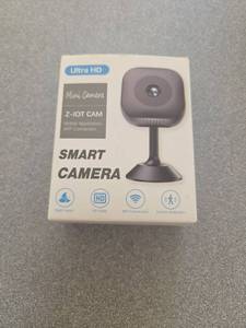 lot 54 image: Z-IOT CAM Ultra HD Mini Smart Camera WiFi Mobile App - Retail $0