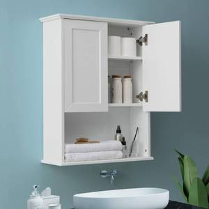 lot 62 image: VANIRROR Bathroom Wall Medicine Cabinet with Soft-Close Buffering Hinges - Retail $210
