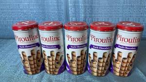 lot 2036 image: Pirouline Creme Filled Wafers Dark Chocolate 5 Pack