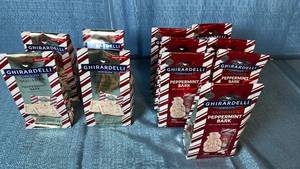 lot 2062 image: Ghirardelli Chocolate Peppermint Bark Limited Edition Lot 11 Boxes