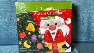 lot 2075 image: Nice Gummy Advent Calendar Peelable Candy 4.9 oz 6-Pack