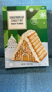 lot 2088 image: Gingerbread Chalet Kit Ready to Build 7.9 oz. Lot of 28