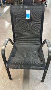 lot 2143 image: Room Essentials Sling Stacking Patio Chair 38 in H x 22 in W x 27 in D